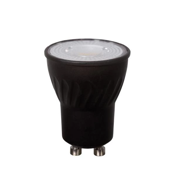Lucide MR11 - Lámpara led - Ø 3,5 cm - LED Dim to warm - GU10 - 1x4W 2200K/3000K - Negro - apagado